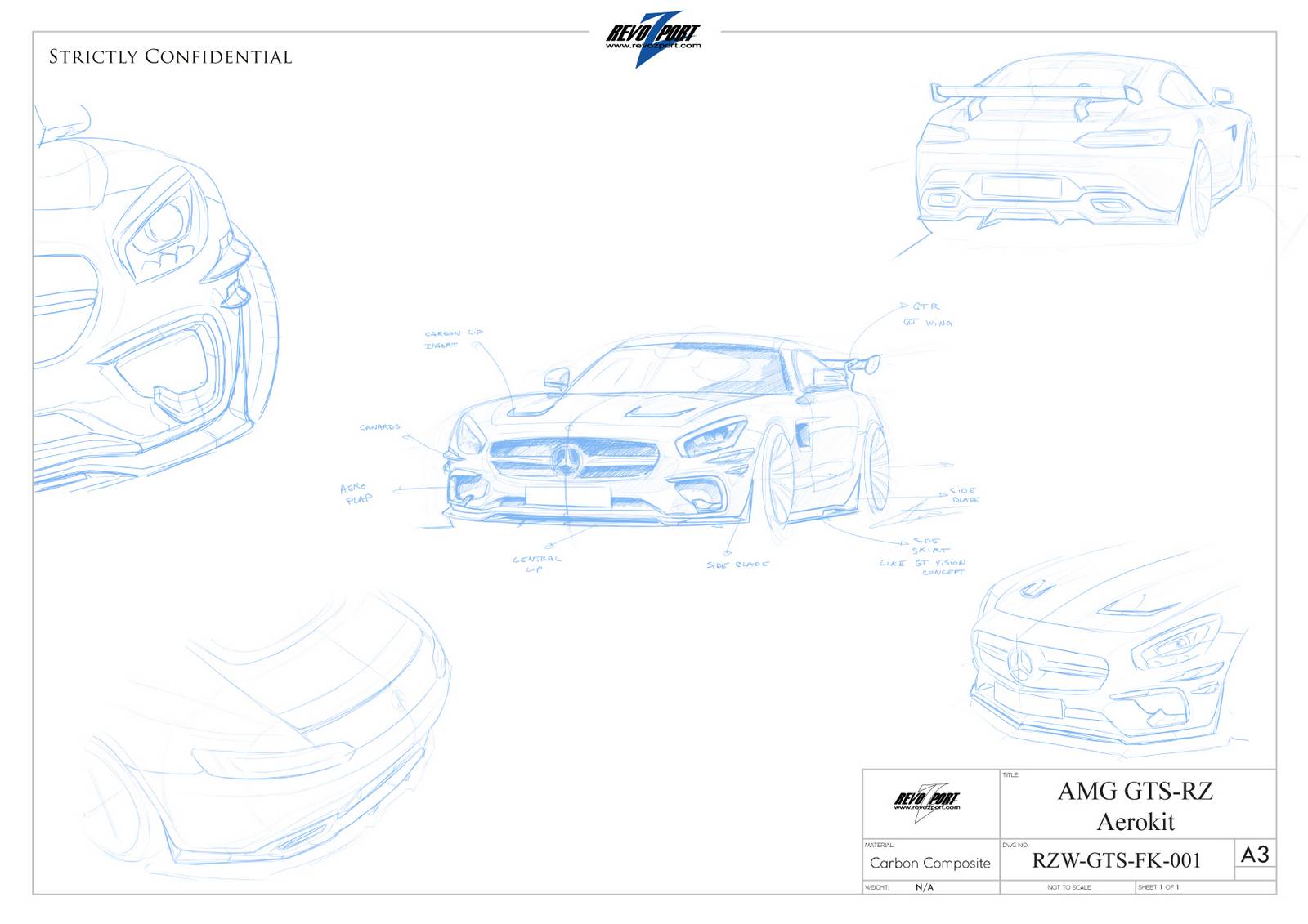 Тюнинг Mercedes-AMG GTS-RZ от RevoZport